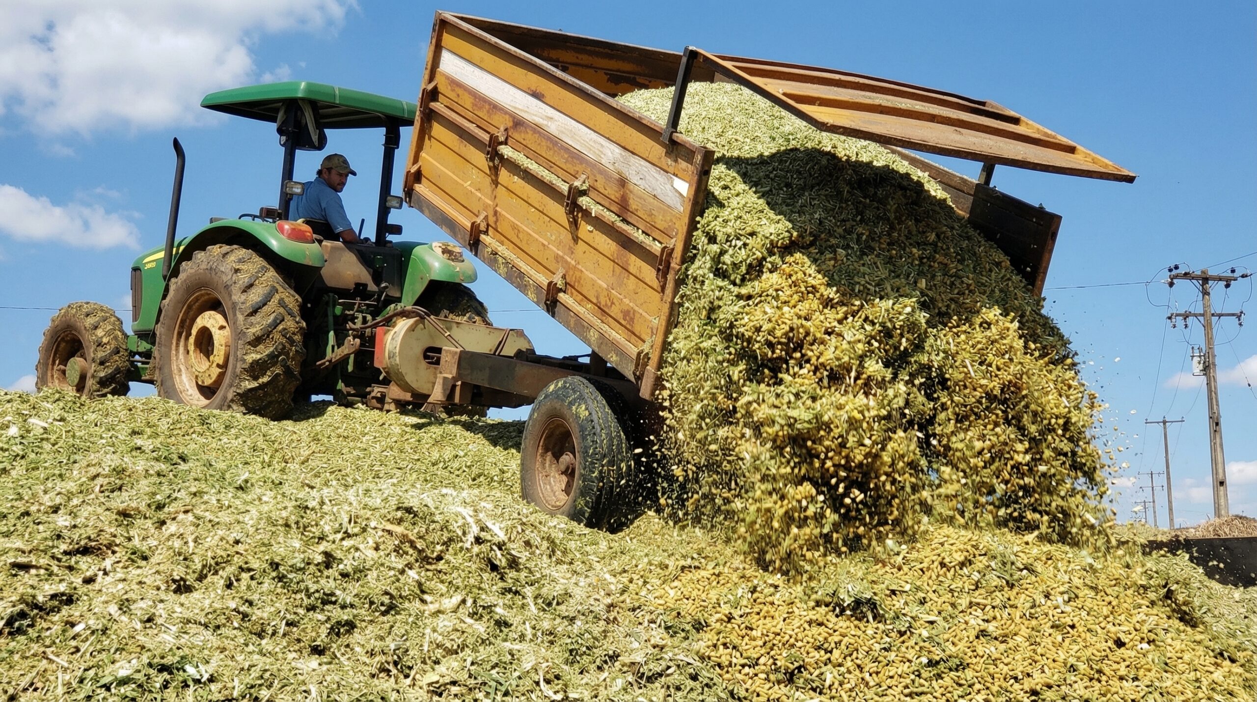 Rolo de lona Yukaer Silo Rolo usado em silagem